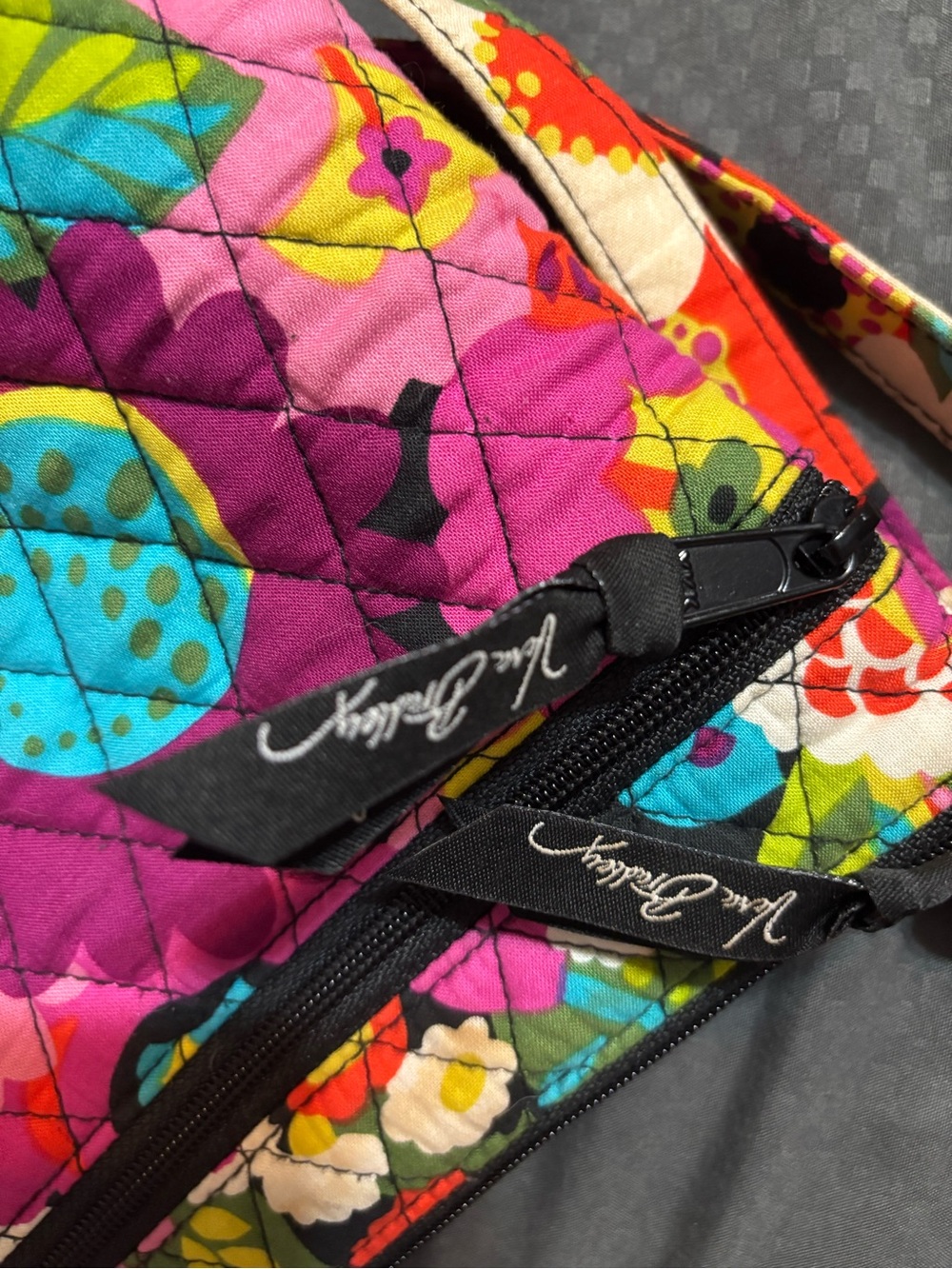 Vera Bradley Multicolor Floral Quilted Crossbody - Picture 8 of 10